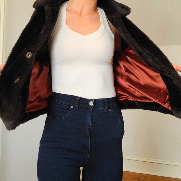 VINTAGE - Faux fur jacket - Picture 7 of 14